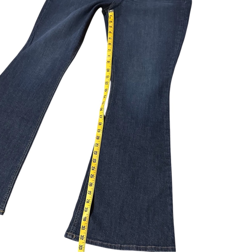 Lee Women's Dark Blue Flare Jeans - Picture 6 of 8